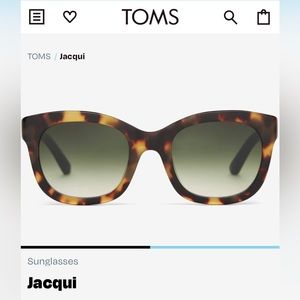 Brand New - TOMS Jacqui Sunglasses blond tort